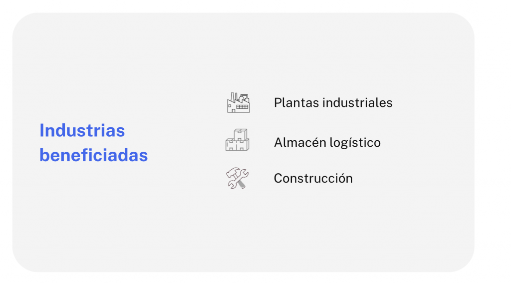 Almacenes logísticos Plantas industriales de producción Construcción