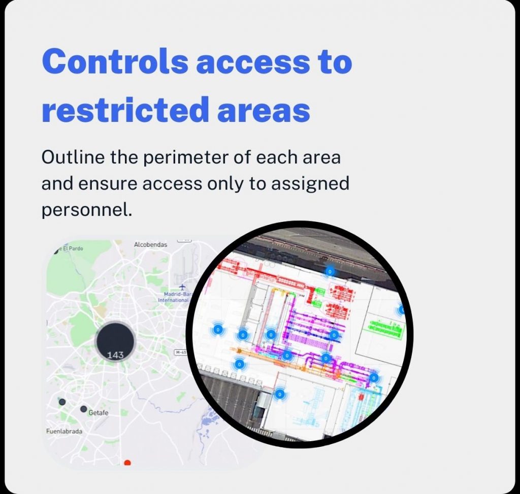 controls access to restricted areas
